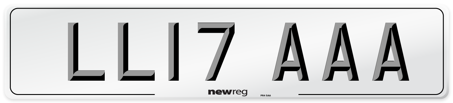 LL17 AAA Number Plate from New Reg